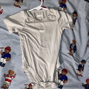 Kith Gray Kids Bodysuit Onesie